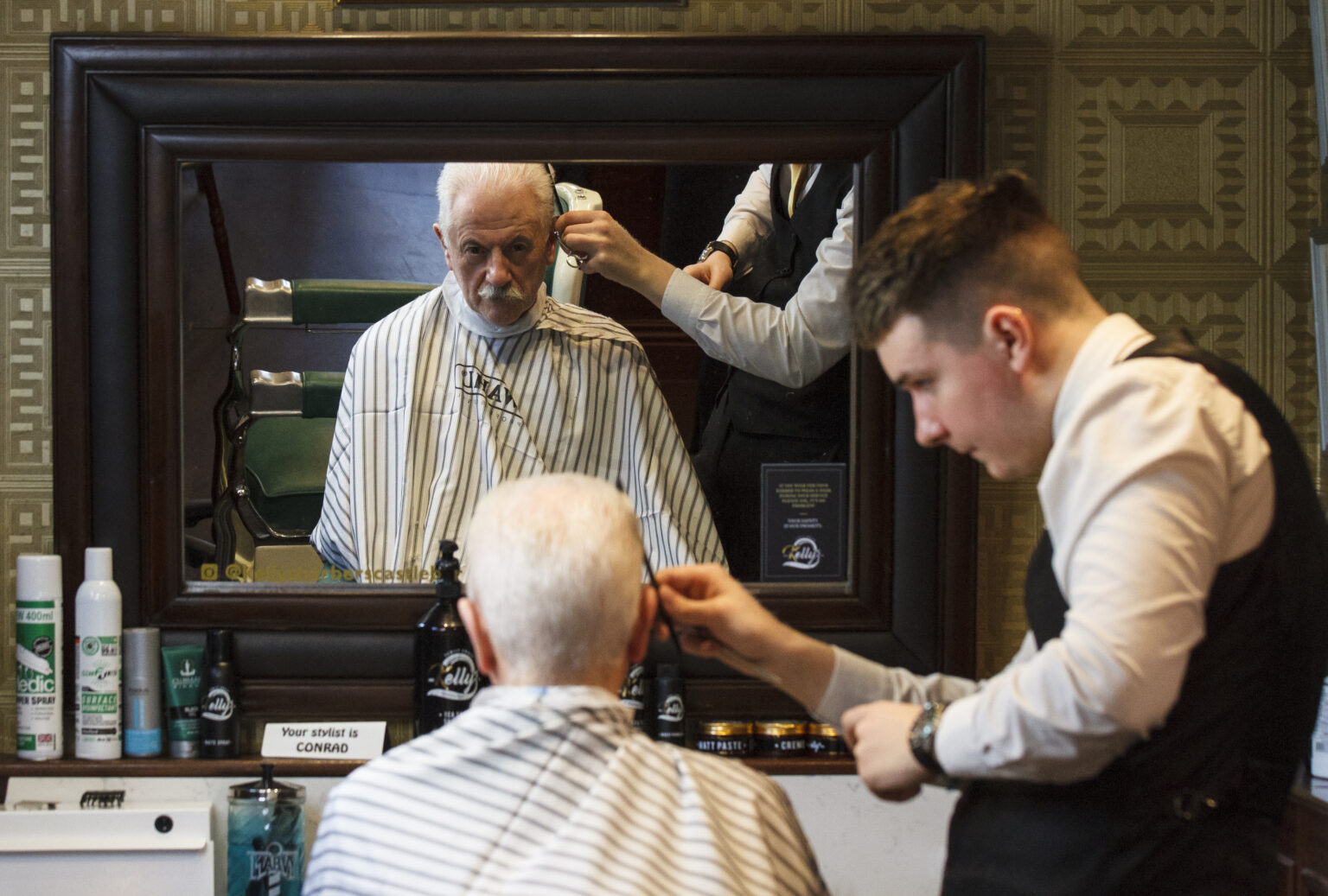Kelly's Barbers Castlebar Co.Mayo Since 1932